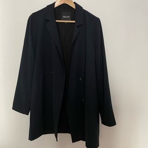 Madewell oversized black blazer